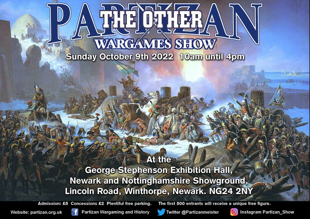 The Other Partizan, Newark Showground - please pre-order now.