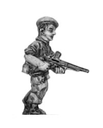 NEW - Legionnaire in beret with FM24/29  LMG (15mm)