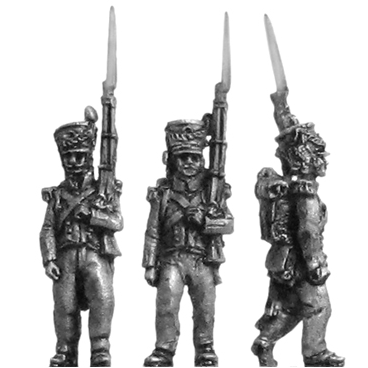 NEW - Dutch Voltigeurs marching (18mm)