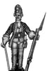 1756-63 Saxon Fusilier sergeant, at attention with musket (28mm)