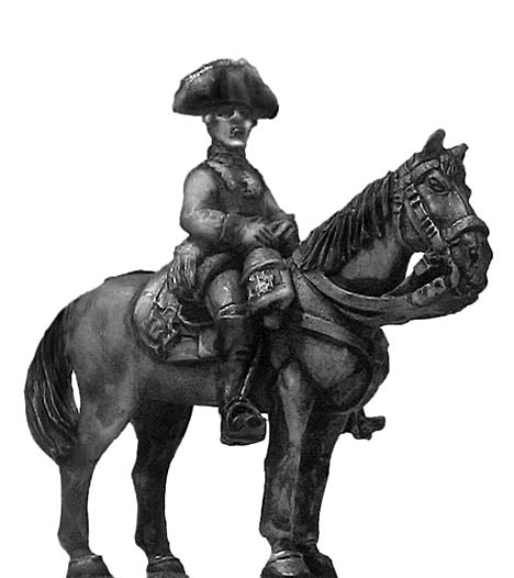 1756-63 Saxon Cuirassier officer (28mm)