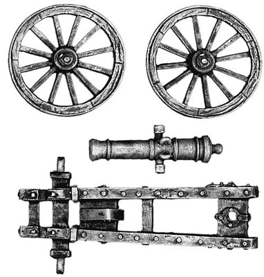 6pdr Austrian Cannon (28mm)
