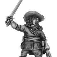 Dismounted cannibal Cavalier officer (28mm)