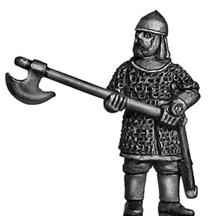 Saracen two handed axe-man on foot (28mm)