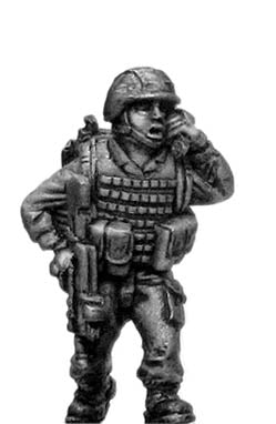 French Foreign Legionnaire in helmet with radio (28mm)