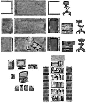 Modern Office Furniture Set (28mm)