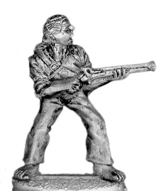 Pirate with musket (28mm)