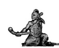 Powhatan warrior with pipe (28mm)