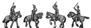 Victorian Mounted Police charging (28mm)