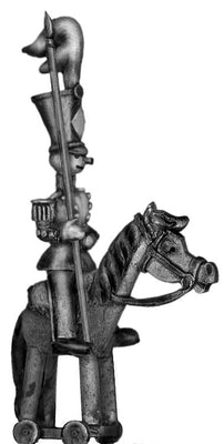 Toy Town Soldier Light Cavalry standard bearer (28mm)