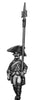 Russian Musketeer NCO, coat with lapels and collar, halberd, marching (28mm)