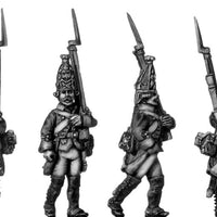 Russian Grenadier, coat - no lapels, march-attack (28mm)