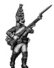Russian Grenadier NCO, coat - no lapels, musket, advancing/action (28mm)