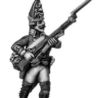 Russian Grenadier NCO, coat - no lapels, musket, advancing/action (28mm)