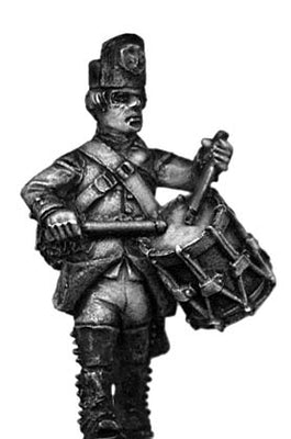 Austrian Fusilier drummer, marching, casquet (28mm)