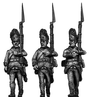 Hungarian Grenadier, march-attack, bearskin (28mm)