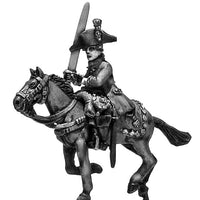 Dragoon officer charging (28mm)