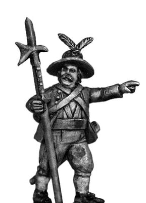 Tyrolean sergeant with halberd (28mm)