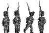 French Light Infantry marching unit deal Middle Blue uniform (28mm)