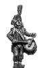 Light Infantry drummer c1793-1800, ragged campaign uniform, bicorne (28mm)