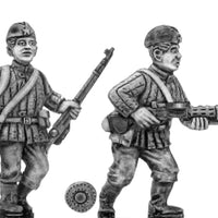 Soviet infantry LMG team in side cap (28mm)