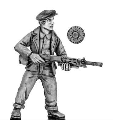Soviet Partisan with LMG (28mm)