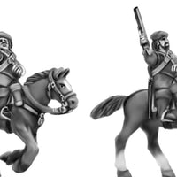 Scots Horse in bonnet w/pistol in action (18mm)