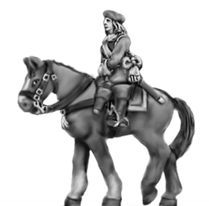 Scots Horse officer at rest (18mm)