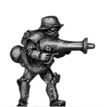 Sci-Fi German Stormtrooper with flamer (15mm)