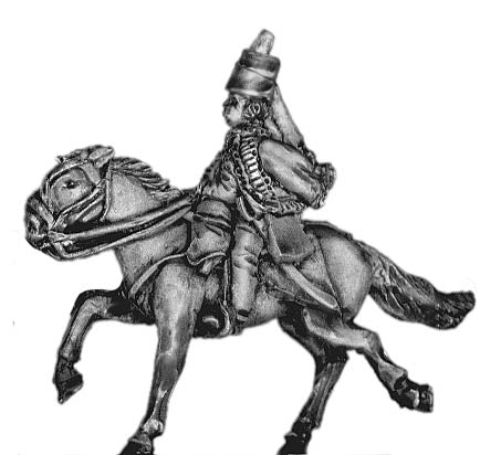 Prussian Hussar trumpeter, in Mirliton (18mm)