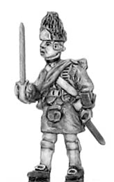 Highland Grenadier officer in bearskin (18mm)