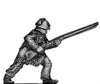 Tlingit warrior, slatted wooden armour, helmet and musket (15mm)