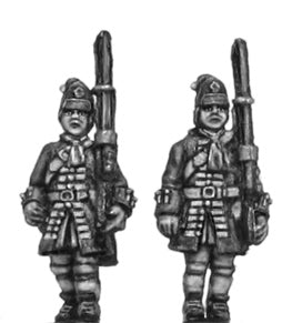 British Fusiliers in cap, marching (18mm)