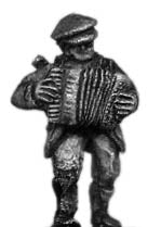 Soviet militia/partisan accordianist (15mm)