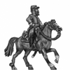 Mounted Officer in cap (15mm)