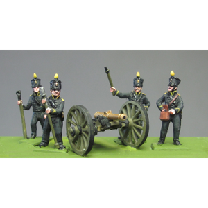 Foot Artillery Crew, Waterloo (18mm)