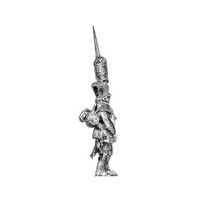 Grenadier, shako, march attack (18mm)