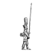 Grenadier standard bearer, shako (18mm)