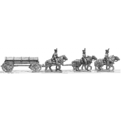 Foot artillery large caisson team (18mm)