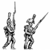 Grenadier, bicorne, advancing (18mm)
