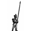 Young Guard Standard Bearer, 1814 uniform (18mm)