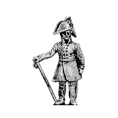Dismounted officer, cocked hat (18mm)