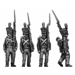 Chasseur / Jaeger, marching (18mm)
