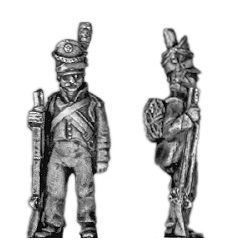 Fusilier, barretina, order arms (18mm)