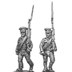 Reserve infantry, marching, caps and jacket (18mm)
