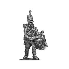 Reserve infantry drummer, English uniform (18mm)