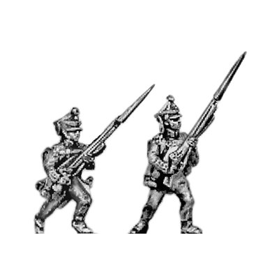 Musketeer/Jager, advancing (18mm)
