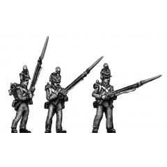 Centre Company, standing, port arms (18mm)