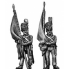 Ensign standing, colours uncased (18mm)