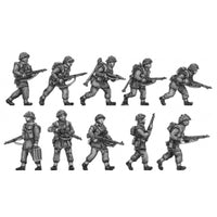 Infantry section, jerkins, advancing (20mm)